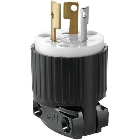 EATON WIRING DEVICES Cooper Controls 6905137 Twist Lock Plug, 2 Pole, 15 A, 125 V, NEMA NEMA L515, Gray 4720